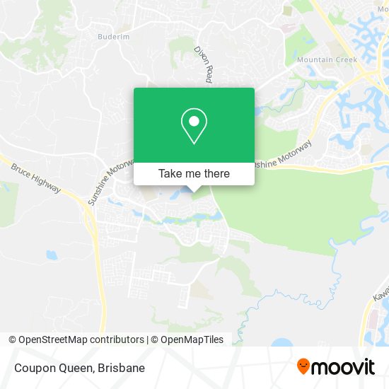 Coupon Queen map
