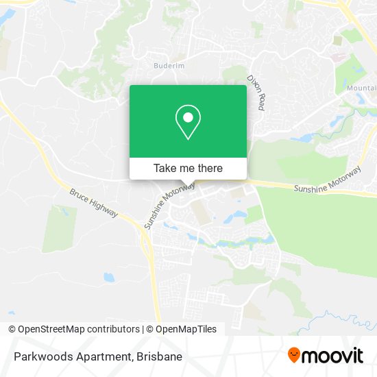 Parkwoods Apartment map