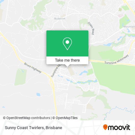 Sunny Coast Twirlers map