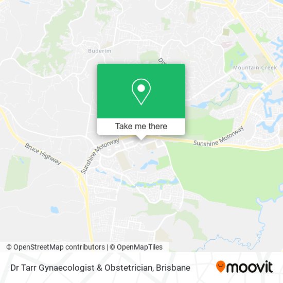 Dr Tarr Gynaecologist & Obstetrician map