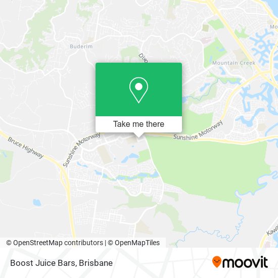 Boost Juice Bars map