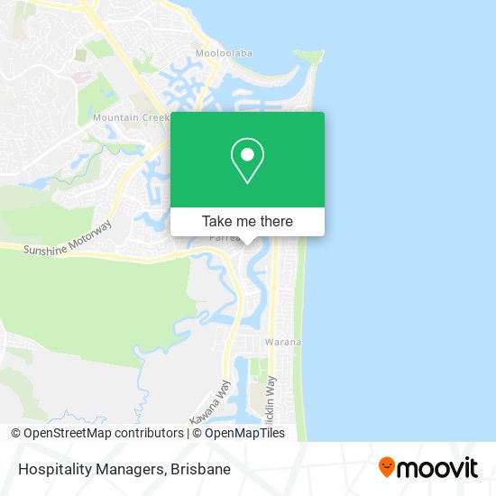 Hospitality Managers map