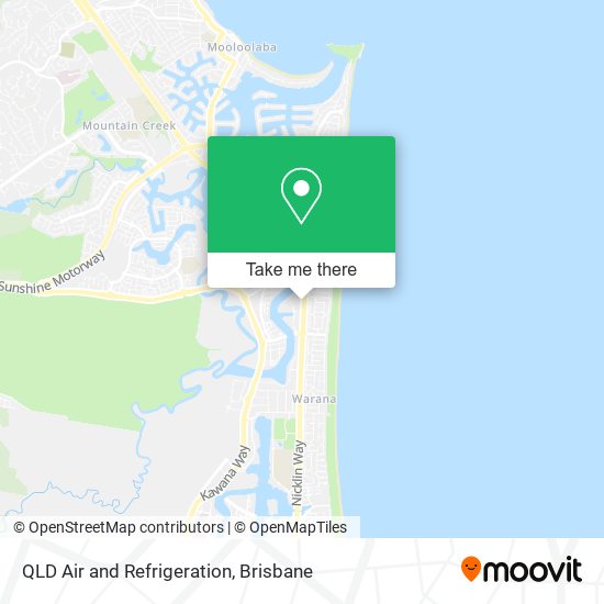 QLD Air and Refrigeration map