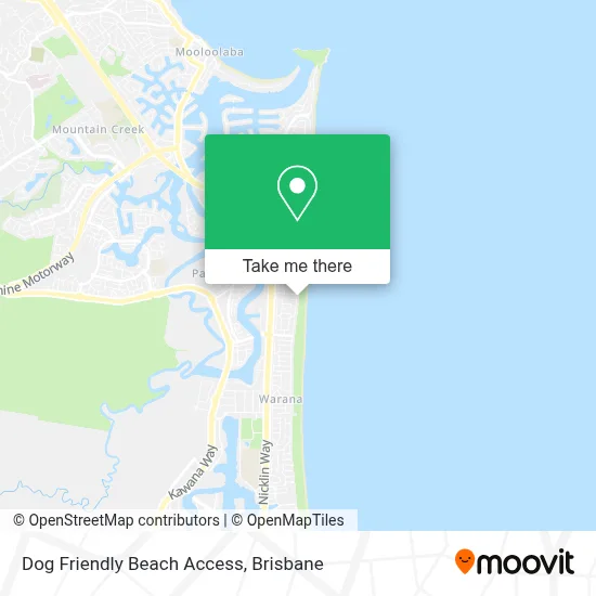 Mapa Dog Friendly Beach Access