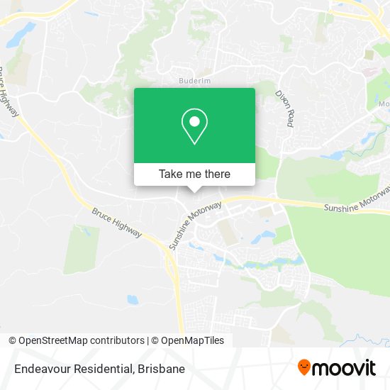 Endeavour Residential map