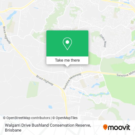 Walgarri Drive Bushland Conservation Reserve map
