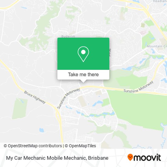 My Car Mechanic Mobile Mechanic map