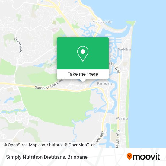 Simply Nutrition Dietitians map