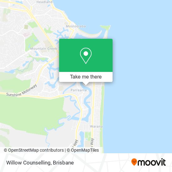 Willow Counselling map