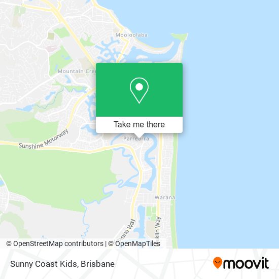 Sunny Coast Kids map