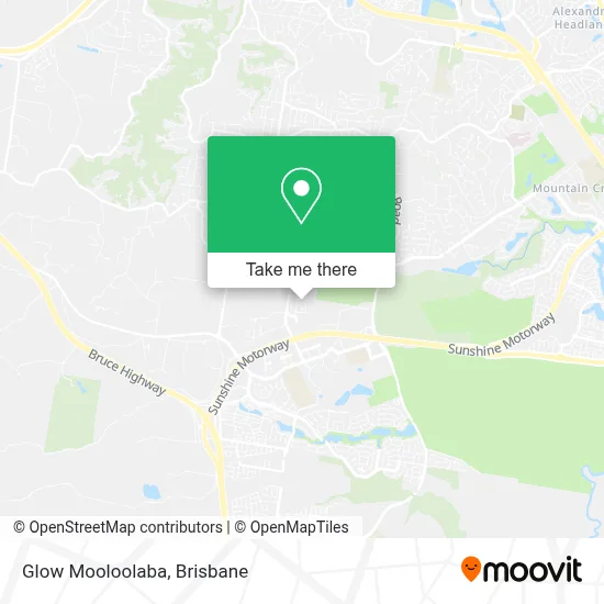 Mapa Glow Mooloolaba