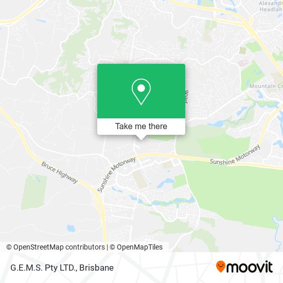G.E.M.S. Pty LTD. map