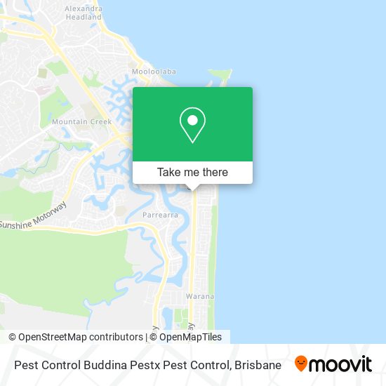 Pest Control Buddina Pestx Pest Control map