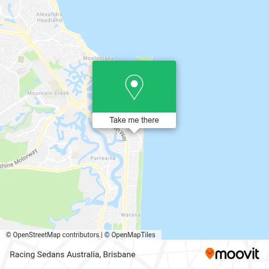 Mapa Racing Sedans Australia