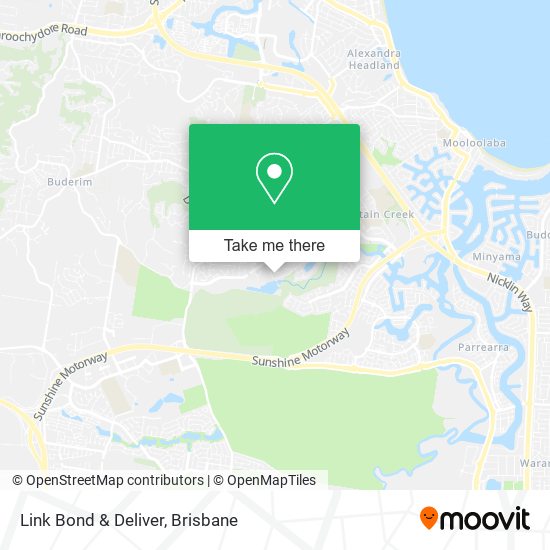 Link Bond & Deliver map