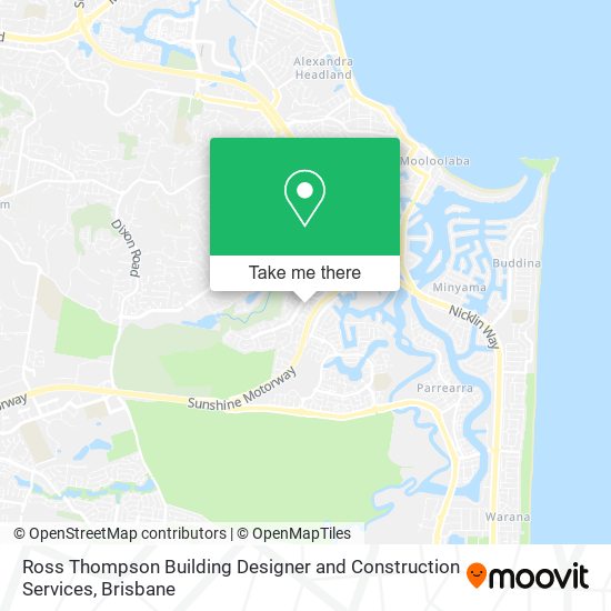 Ross Thompson Building Designer and Construction Services map