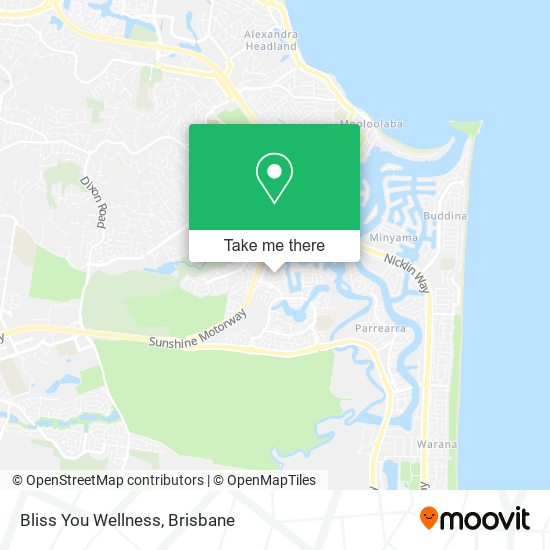 Bliss You Wellness map