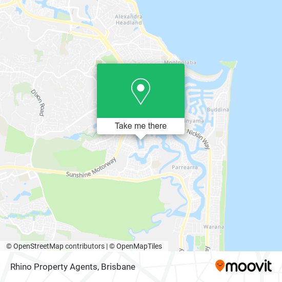 Rhino Property Agents map