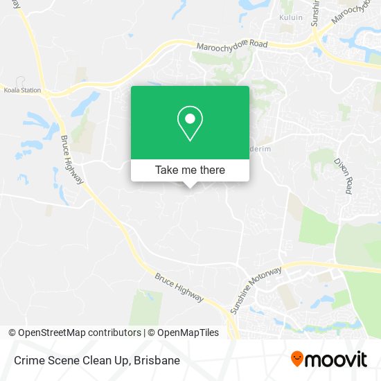 Crime Scene Clean Up map