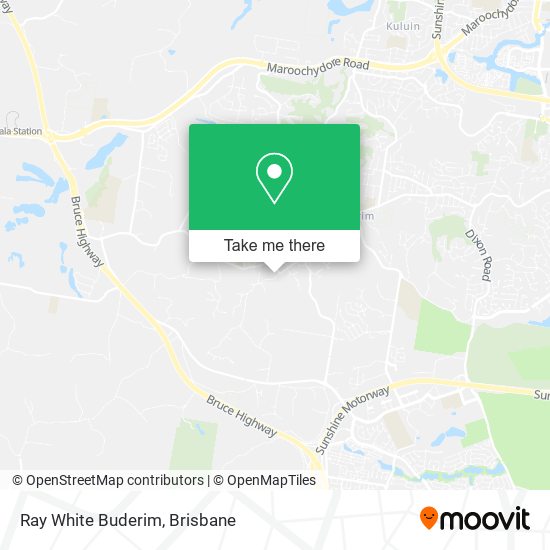 Ray White Buderim map