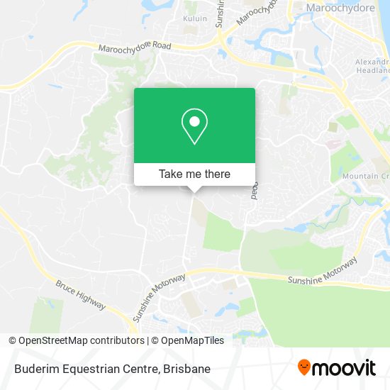 Buderim Equestrian Centre map