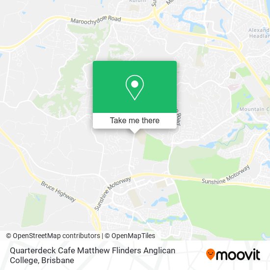 Quarterdeck Cafe Matthew Flinders Anglican College map