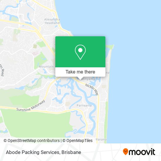 Abode Packing Services map