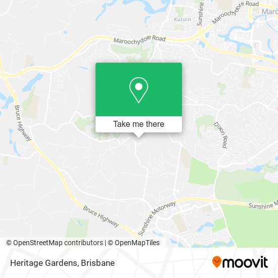 Heritage Gardens map