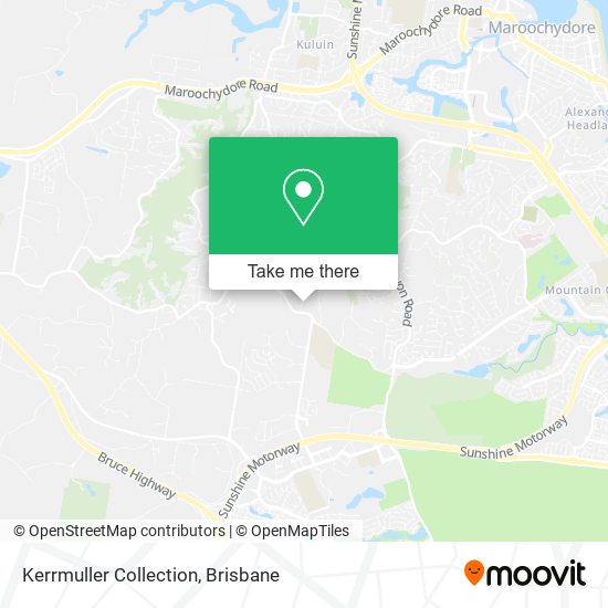 Kerrmuller Collection map