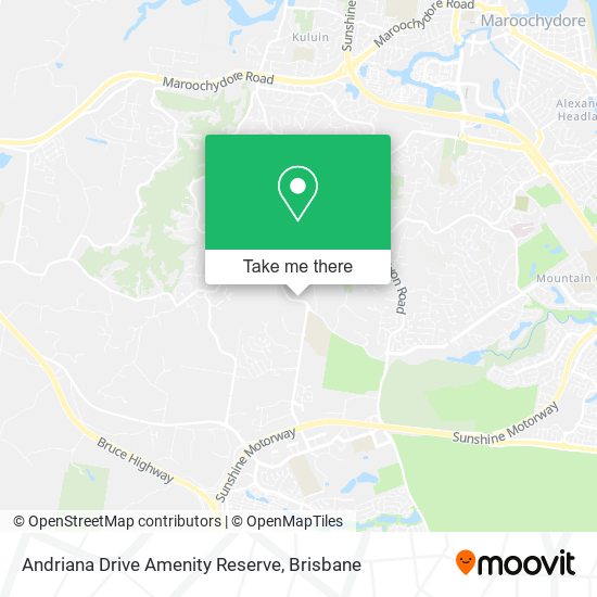 Andriana Drive Amenity Reserve map