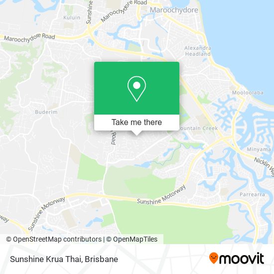 Sunshine Krua Thai map