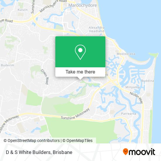 D & S White Builders map