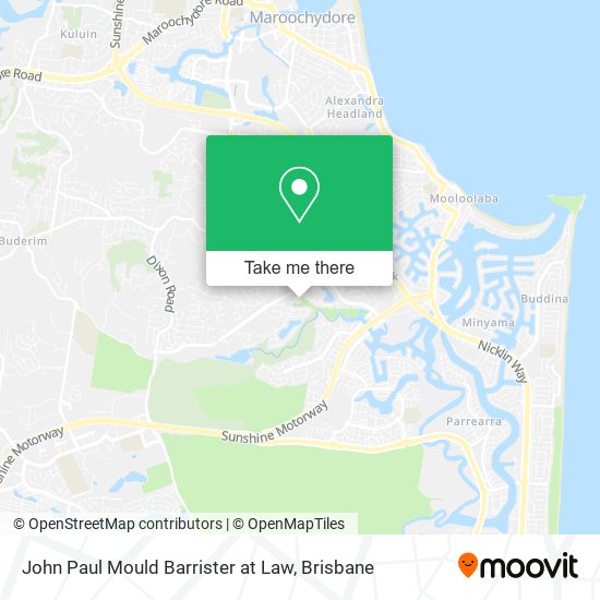 John Paul Mould Barrister at Law map