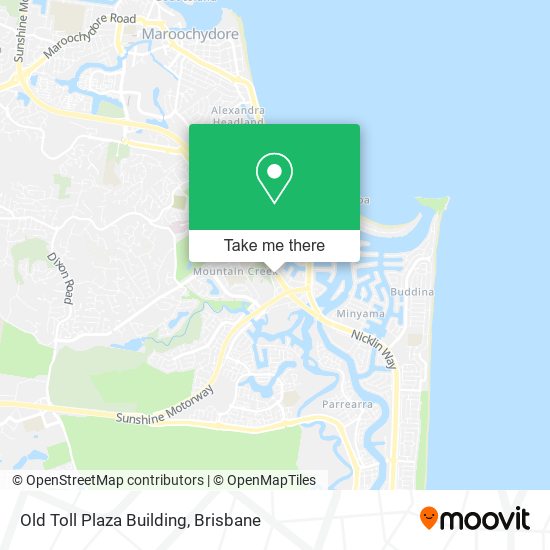 Old Toll Plaza Building map