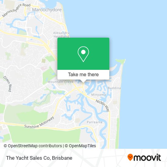 The Yacht Sales Co map