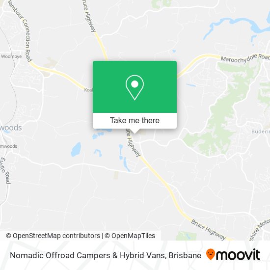 Nomadic Offroad Campers & Hybrid Vans map