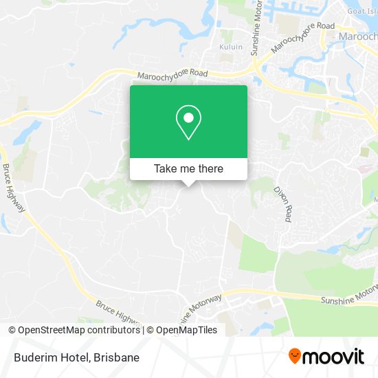 Buderim Hotel map