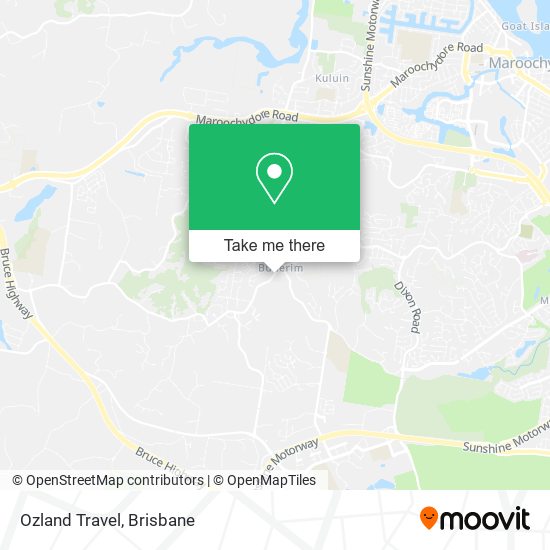 Ozland Travel map
