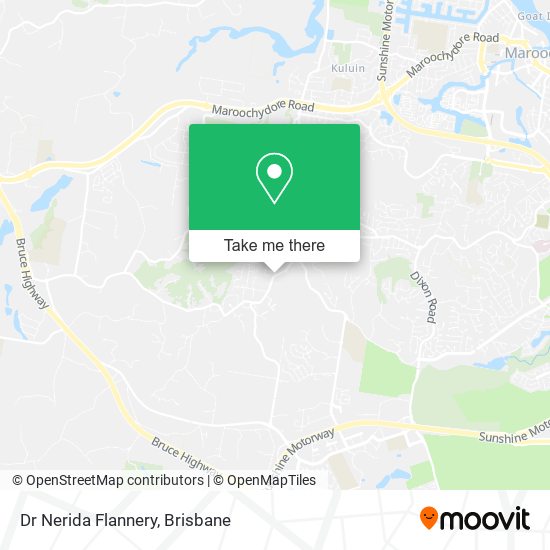Dr Nerida Flannery map