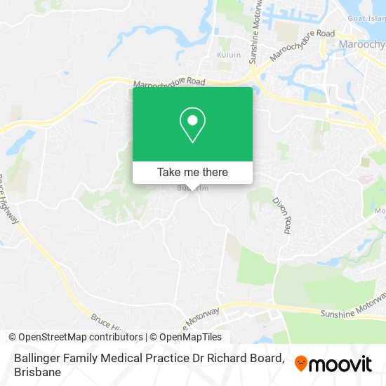 Ballinger Family Medical Practice Dr Richard Board map