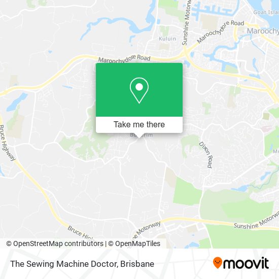 The Sewing Machine Doctor map