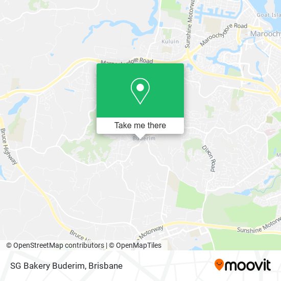 SG Bakery Buderim map