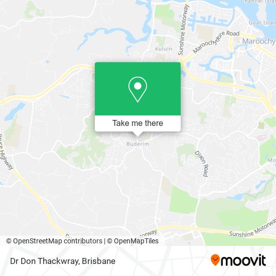 Dr Don Thackwray map