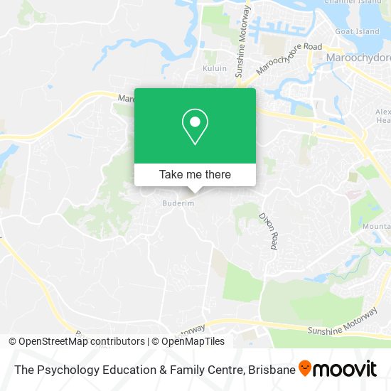 The Psychology Education & Family Centre map