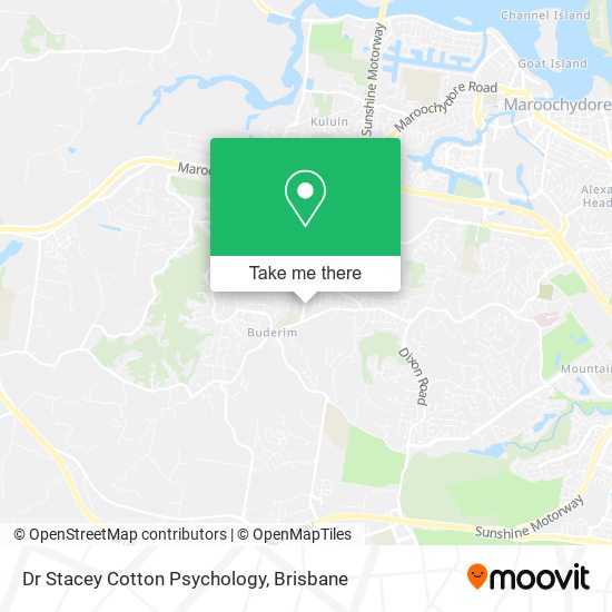 Dr Stacey Cotton Psychology map