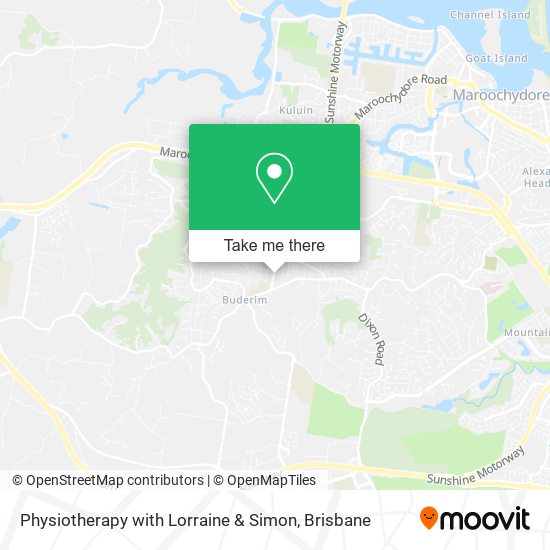 Physiotherapy with Lorraine & Simon map