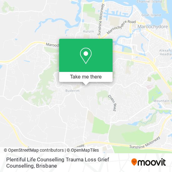 Plentiful Life Counselling Trauma Loss Grief Counselling map