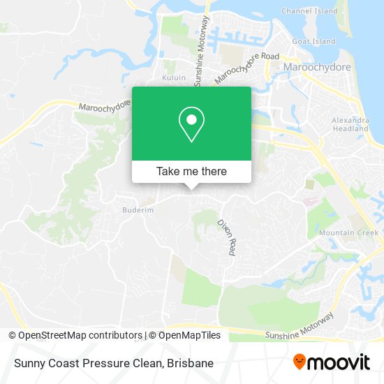 Sunny Coast Pressure Clean map