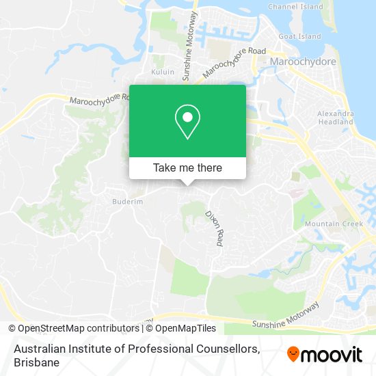 Australian Institute of Professional Counsellors map