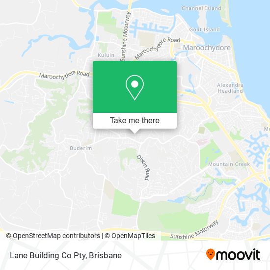 Lane Building Co Pty map